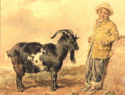 Boy and Goat, 1836 by William Henry Hunt